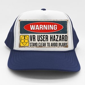 Vr Player Virtual Reality User Hazard Gamer Trucker Hat