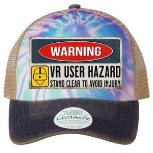 Vr Player Virtual Reality User Hazard Gamer Legacy Tie Dye Trucker Hat