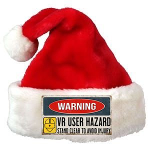 Vr Player Virtual Reality User Hazard Gamer Premium Christmas Santa Hat