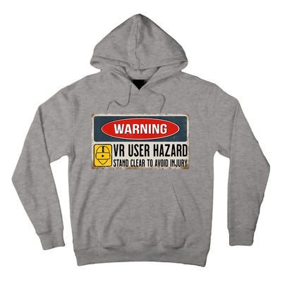 Vr Player Virtual Reality User Hazard Gamer Tall Hoodie