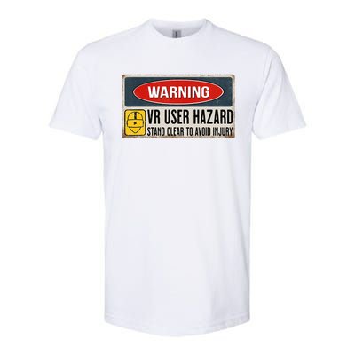 Vr Player Virtual Reality User Hazard Gamer Softstyle CVC T-Shirt