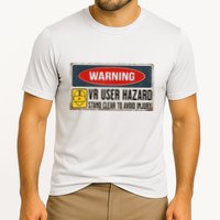 Vr Player Virtual Reality User Hazard Gamer Cooling Performance Crew T-Shirt