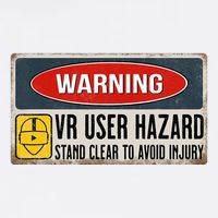 Vr Player Virtual Reality User Hazard Gamer Cooling Performance Crew T-Shirt