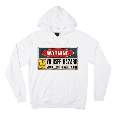 Vr Player Virtual Reality User Hazard Gamer Hoodie