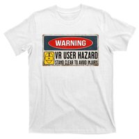 Vr Player Virtual Reality User Hazard Gamer T-Shirt