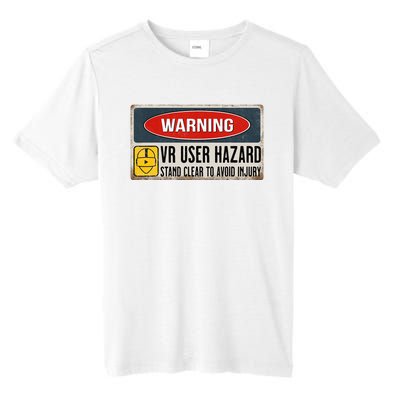 Vr Player Virtual Reality User Hazard Gamer Tall Fusion ChromaSoft Performance T-Shirt