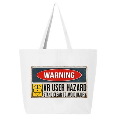 Vr Player Virtual Reality User Hazard Gamer 25L Jumbo Tote