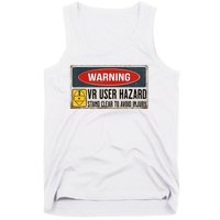 Vr Player Virtual Reality User Hazard Gamer Tank Top