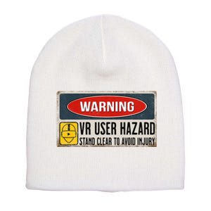 Vr Player Virtual Reality User Hazard Gamer Short Acrylic Beanie