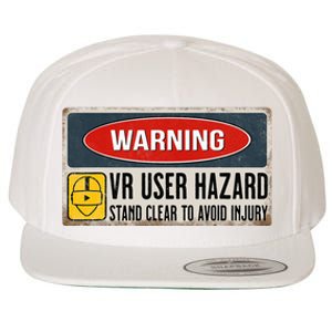 Vr Player Virtual Reality User Hazard Gamer Wool Snapback Cap