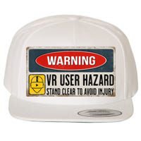 Vr Player Virtual Reality User Hazard Gamer Wool Snapback Cap