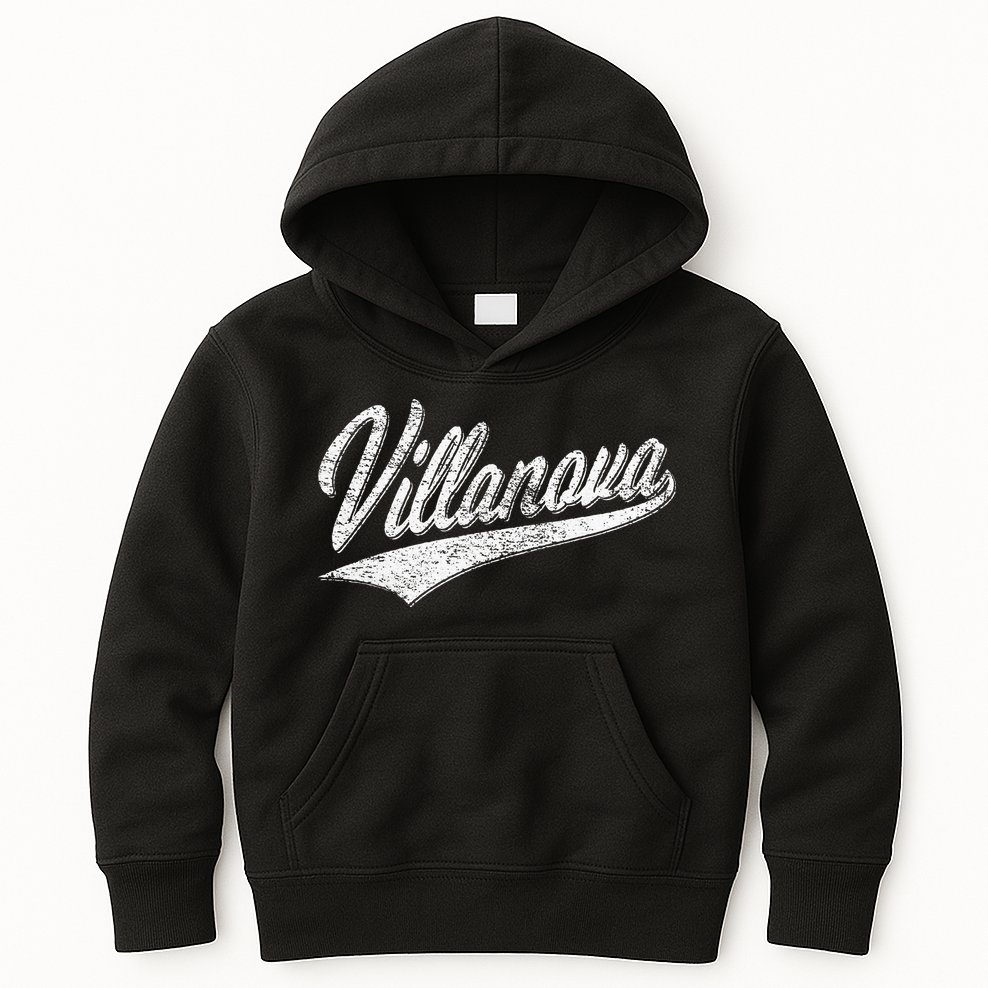 VILLANOVA PENNSYLVANIA VARSITY SCRIPT JERSEY STYLE Kids Hoodie