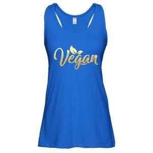 Vegan Power Vegetarian Be Veggie Vegan Gift Ladies Essential Flowy Tank