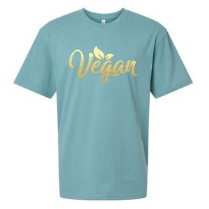 Vegan Power Vegetarian Be Veggie Vegan Gift Sueded Cloud Jersey T-Shirt