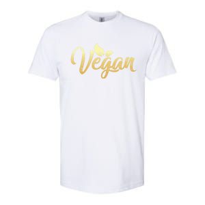 Vegan Power Vegetarian Be Veggie Vegan Gift Softstyle CVC T-Shirt