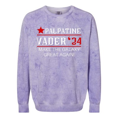 Vote Palpatine Vader In 2024 Colorblast Crewneck Sweatshirt