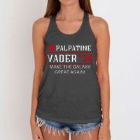 Vote Palpatine Vader In 2024 Women's Knotted Racerback Tank