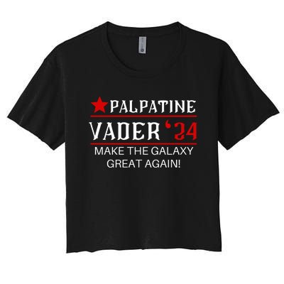 Vote Palpatine Vader In 2024 Women's Crop Top Tee