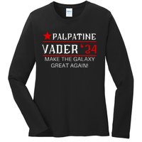 Vote Palpatine Vader In 2024 Ladies Long Sleeve Shirt