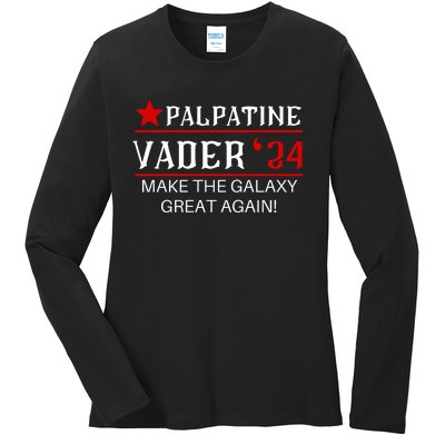 Vote Palpatine Vader In 2024 Ladies Long Sleeve Shirt