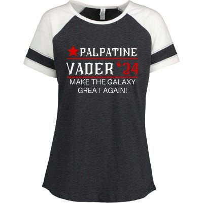 Vote Palpatine Vader In 2024 Enza Ladies Jersey Colorblock Tee