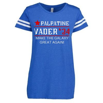 Vote Palpatine Vader In 2024 Enza Ladies Jersey Football T-Shirt