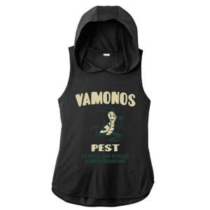 Vamonos Pest Ladies PosiCharge Tri-Blend Wicking Draft Hoodie Tank