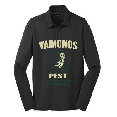 Vamonos Pest Silk Touch Performance Long Sleeve Polo