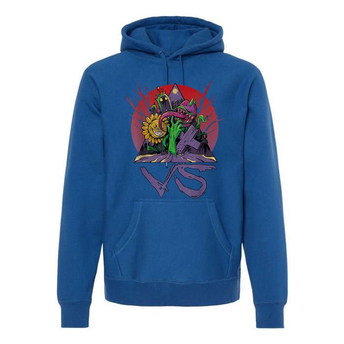 Vintage Plants Vs Zombies 1 Premium Hoodie