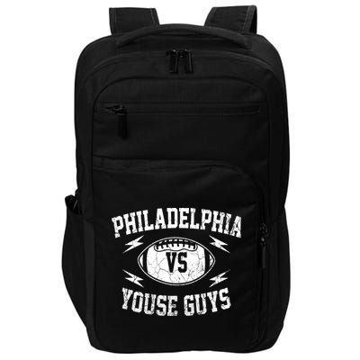 Vintage Philadelphia Vs Youse Guys Funny Philly Slang Retro Impact Tech Backpack