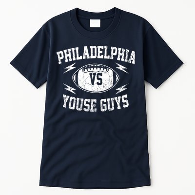 Vintage Philadelphia Vs Youse Guys Funny Philly Slang Retro Tall T-Shirt