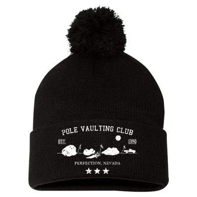 Vintage Pole Vaulting Club Perfection Nevada Pom Pom 12in Knit Beanie