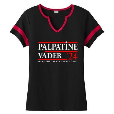 Vote Palpatine Vader In 2024 Ladies Halftime Notch Neck Tee