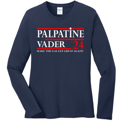 Vote Palpatine Vader In 2024 Ladies Long Sleeve Shirt