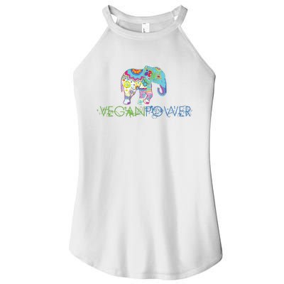 Vegan Power Vegan Shirts Vegan Activism Vegan Shirts Women’s Perfect Tri Rocker Tank