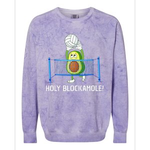 Volleyball Players Colorblast Crewneck Sweatshirt