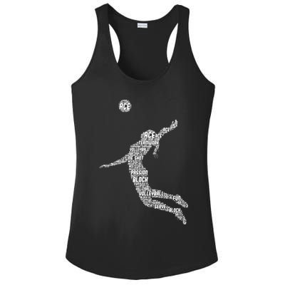 Volleyball Player Ladies PosiCharge Competitor Racerback Tank