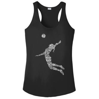 Volleyball Player Ladies PosiCharge Competitor Racerback Tank