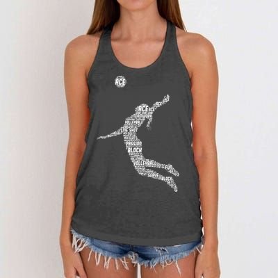 Volleyball Player Women's Knotted Racerback Tank