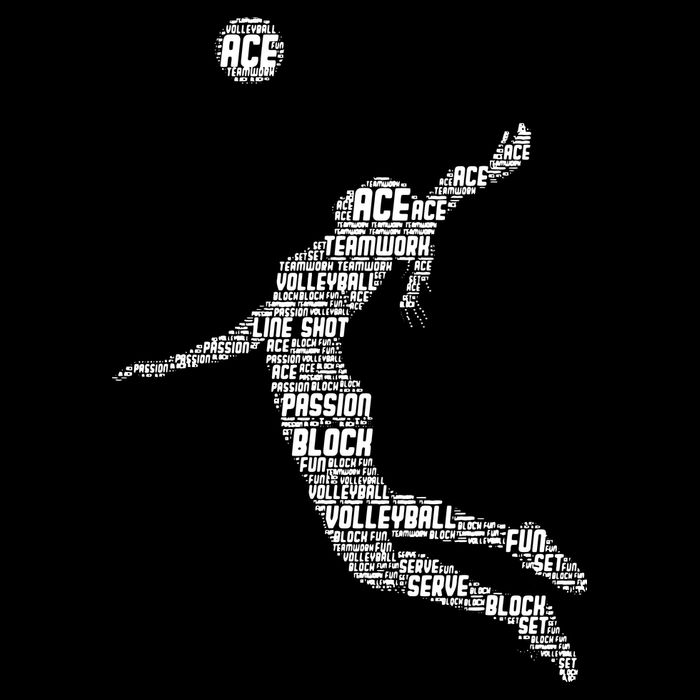Volleyball Player Cropped Pullover Crew