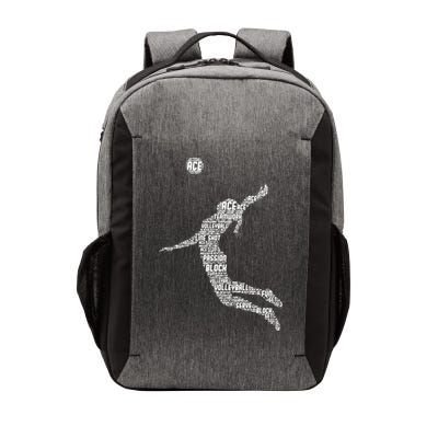 Volleyball Player Vector Backpack