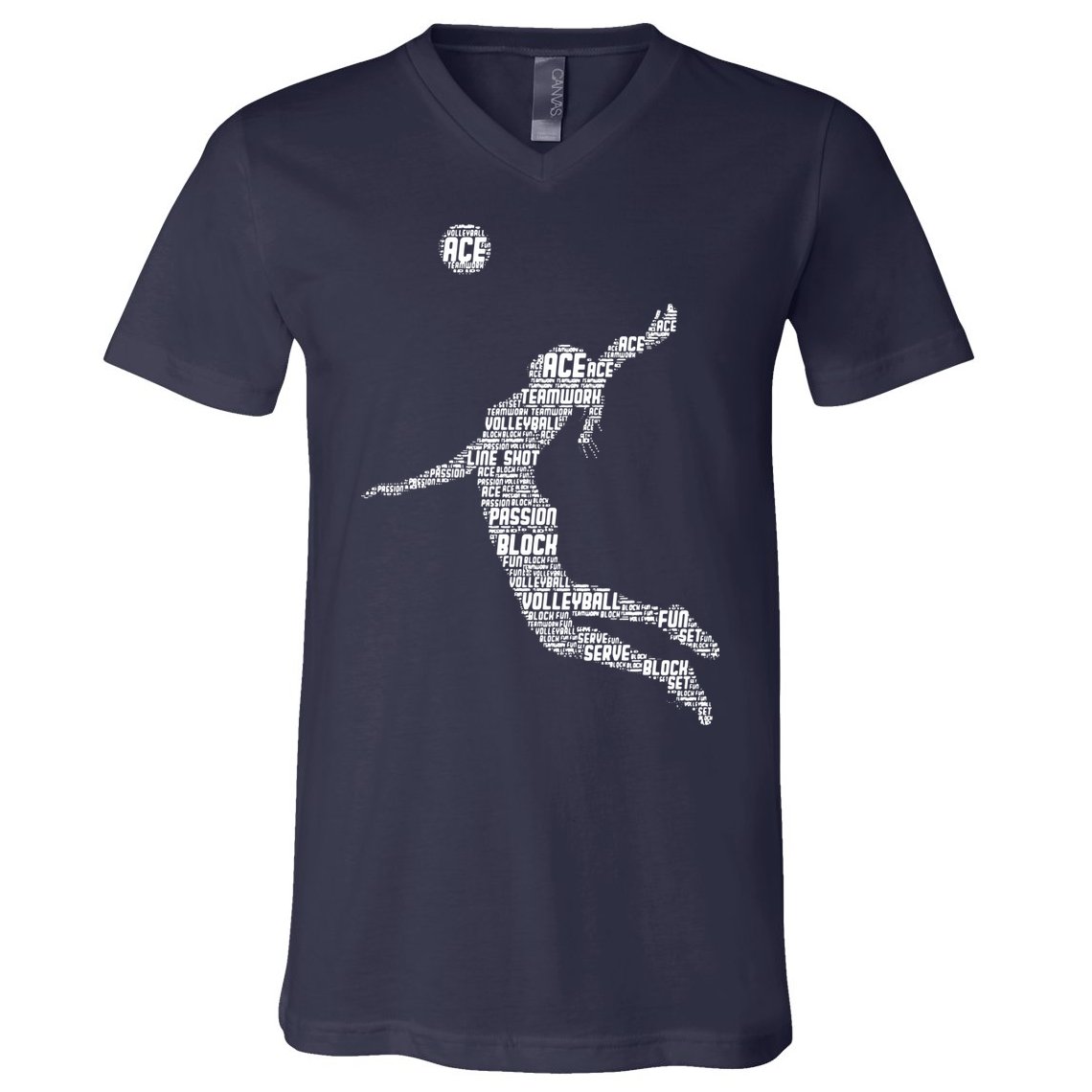 Volleyball Player V-Neck T-Shirt