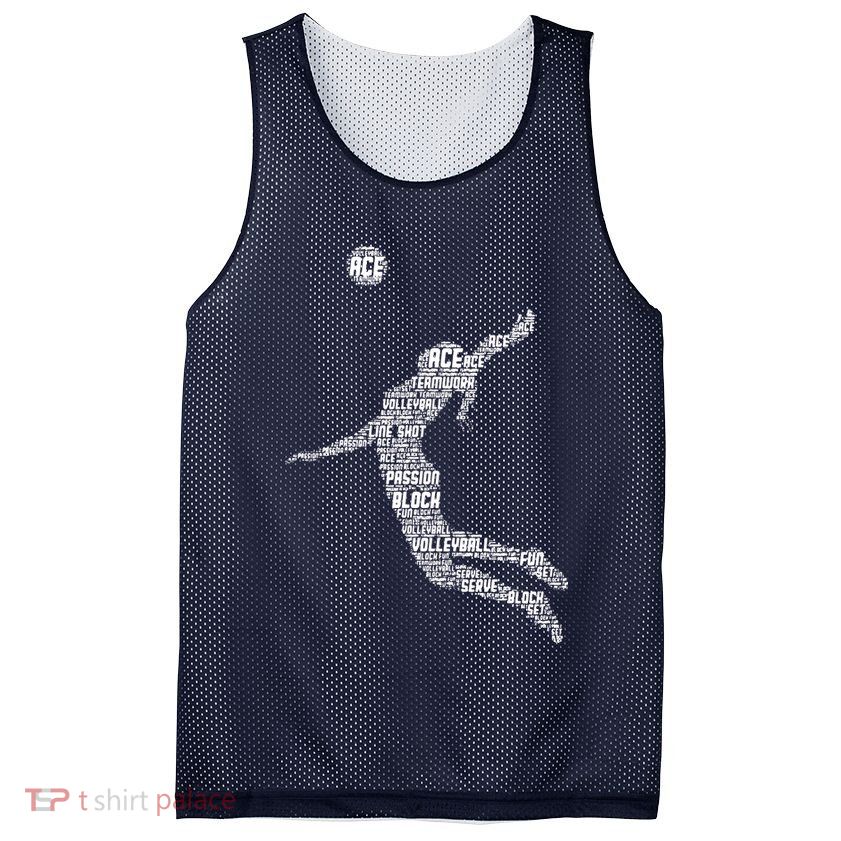 Volleyball Player Mesh Reversible Basketball Jersey Tank
