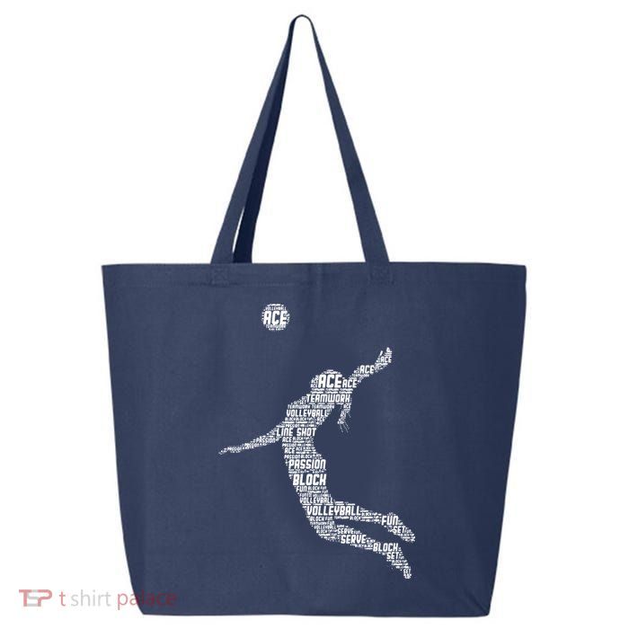 Volleyball Player 25L Jumbo Tote