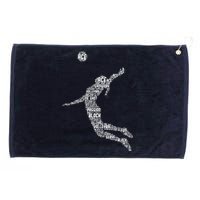 Volleyball Player Grommeted Golf Towel