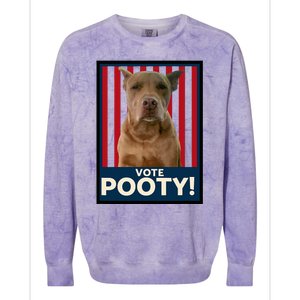 Vote Pooty Colorblast Crewneck Sweatshirt