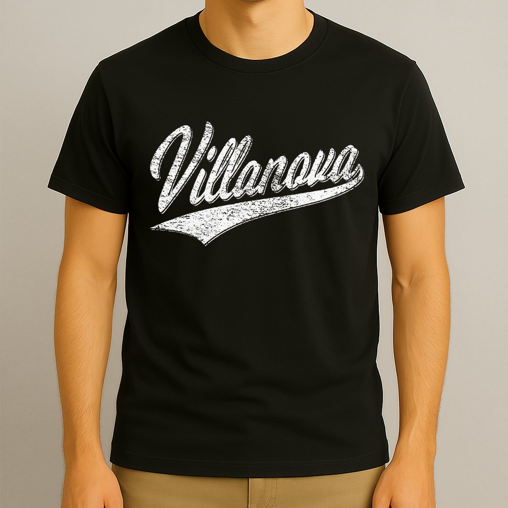 VILLANOVA PENNSYLVANIA VARSITY SCRIPT JERSEY STYLE T-Shirt