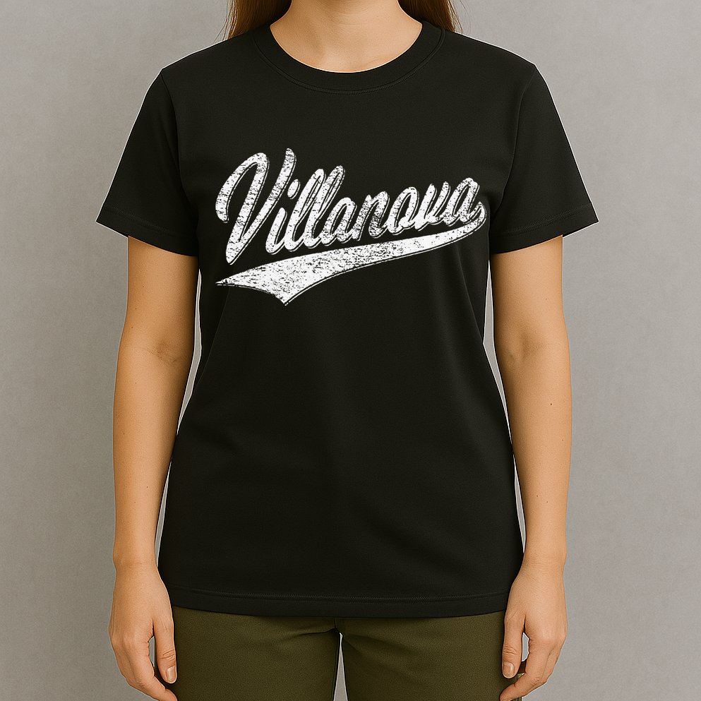 VILLANOVA PENNSYLVANIA VARSITY SCRIPT JERSEY STYLE T-Shirt