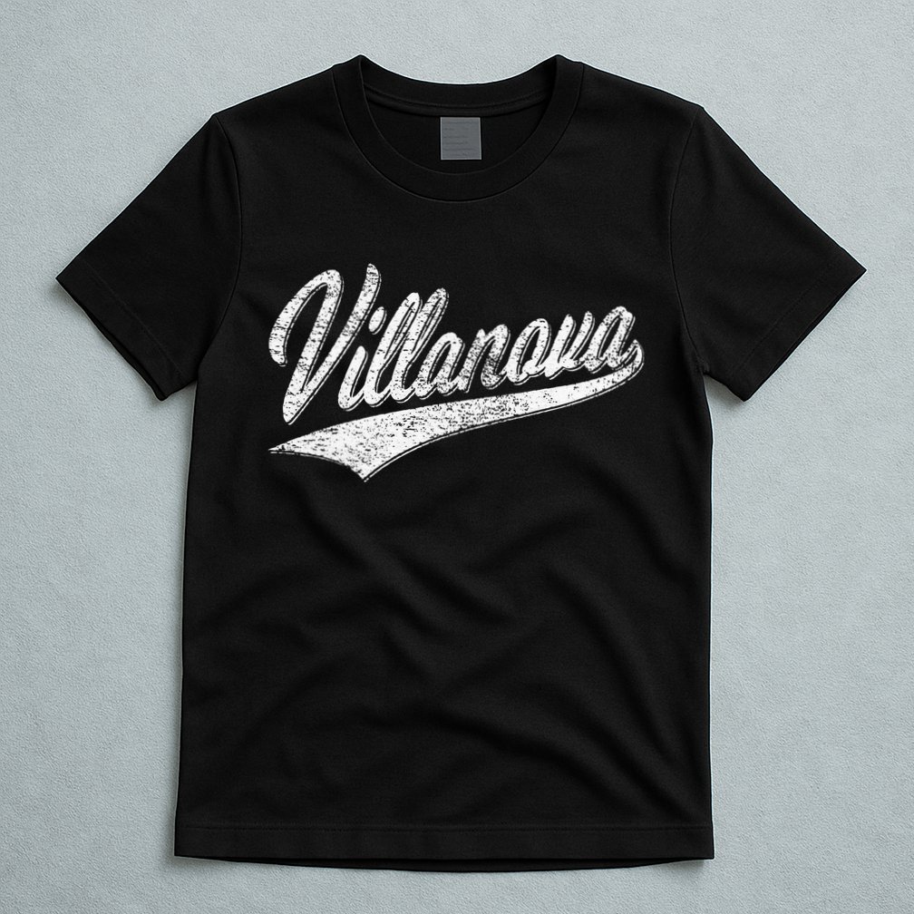 VILLANOVA PENNSYLVANIA VARSITY SCRIPT JERSEY STYLE T-Shirt