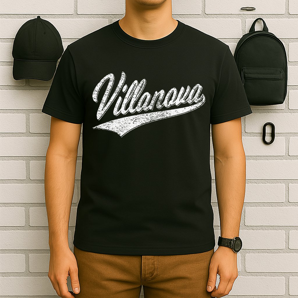 VILLANOVA PENNSYLVANIA VARSITY SCRIPT JERSEY STYLE T-Shirt